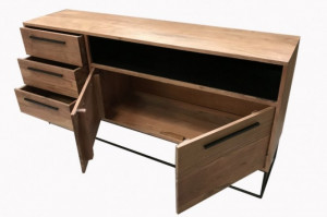 COMODA/BUFET 165CM, STRAIGHT, LEMN MASIV DE SALCAM, ARTIM GROUP SELECTION - Img 3
