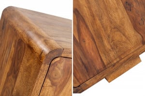 COMODA DIN LEMN MASIV DE TRANDAFIR 145CM, GOA, COD 35858, STIL RUSTIC - Img 5