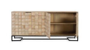 COMODA ELEGANTA, ARTIM 1973, DIN METAL SI LEMN DE MANGO, ARTIM GROUP SELECTION - Img 3