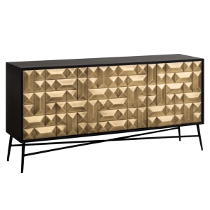 COMODA ELEGANTA, TETRO, AURIU, METAL, LEMN MANGO/MDF, RICHMOND INTERIORS - Img 7