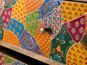 COMODA LIVING HOLI 120CM, REALIZATA DIN LEMN DE MANGO, CULOARE MULTICOLOR, GINER Y COLOMER - Img 8