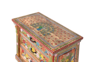 COMODA LIVING LODI 92CM, REALIZATA DIN LEMN DE MANGO, PICTATA MANUAL, ARTIM GROUP SELECTION - Img 3