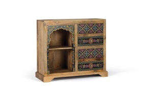 COMODA LIVING ZYRA 88CM, REALIZATA DIN LEMN DE MANGO, CULOARE MULTICOLOR, GINER Y COLOMER