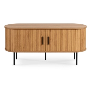 COMODA TV 120CM, ARTIM MEBLE, CU 2 USI, REALIZATA DIN MDF, CULOARE STEJAR, STIL MODERN - Img 4
