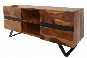 COMODA TV 160CM, DIN LEMN MASIV, AMAZONAS, STIL VINTAGE, ARTIM GROUP SELECTION - Img 5