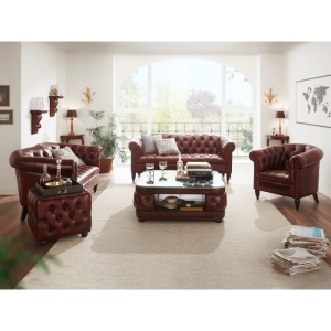 CONSOLA DE COLT CAMBRIDGE 55CM, DIN LEMN MASIV, CULOARE MARO, ARTIM SELECTION - Img 7