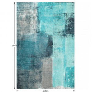 Covor 160x230 cm, albastru/gri, ESMARINA TIP 2, 0000203334 - Img 1