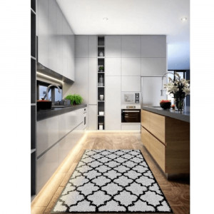 Covor 160x235 cm, gri/negru, TATUM TIP 2, 0000206760 - Img 4