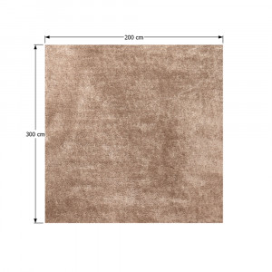 Covor 200x300 cm, maro deschis, ANNAG, 0000194081 - Img 3