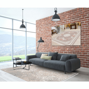 Covor, bej cu model, 120x180, BALIN, 0000193191 - Img 2