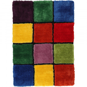 Covor, roşu/verde/galben/violet, 100x140, LUDVIG TYP 4, 0000201410 - Img 6