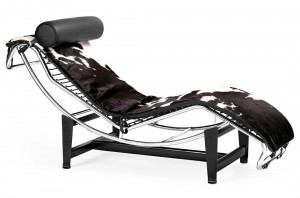 DIVAN CONFECTIONAT DIN PIELE NATURALA SI METAL, DIVANO PONY STIL MODERN