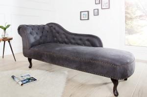 DIVAN DE LUX DESIGN ENGLEZESC, CHESTERFIELD GRI 170CM, ARTIM GROUP SELECTION - Img 2