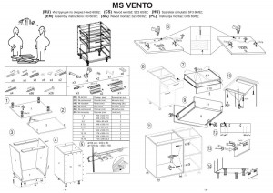 DULAP BUCATARIE VENTO ALB/STEJAR AURIU D3S-60/82 STIL MODERN HALMAR - Img 2