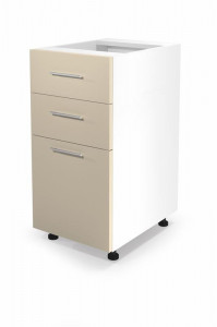 DULAP BUCATARIE VENTO BEJ/ALB D3S-40/82 STIL MODERN HALMAR - Img 1