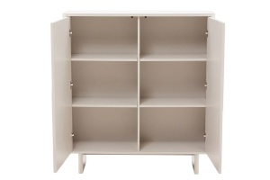 DULAP LIVING SAVOY 130CM, 3D, REALIZAT DIN MDF SI PLACA CERAMICA, CULOARE ALBA, ARTIM GROUP SELECTION - Img 8