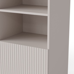 DULAP PAXOS REG-1, 179X100 CM, CASMIR/NEGRU, DIN MDF FURNIRUIT, PAL LAMINAT SI METAL, STIL MODERN - Img 4