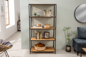 DULAP/RAFT 150X77CM, SLIM LINE, COD 42028, DIN METAL SI FURNIR, STIL INDUSTRIAL