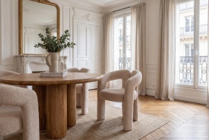 FOTOLIU, ARCH, REALIZAT DIN TEXTIL BOUCLE CREM, DESIGN MODERN, ARTIM GROUP SELECTION