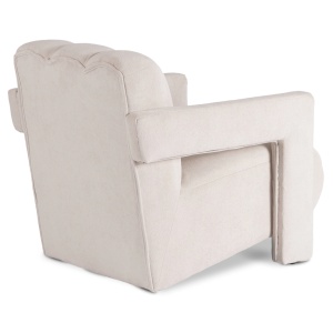 FOTOLIU, ARTIM MEBLE, REALIZAT DIN MATERIAL BOUCLE CREM SI METAL, STIL MODERN - Img 4