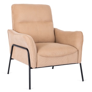 FOTOLIU, ARTIM MEBLE, REALIZAT DIN MATERIAL TEXTIL BEJ SI METAL, STIL MODERN - Img 8