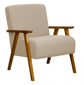 FOTOLIU CONFORTABIL COMFORT, BEJ/FAG, CONFECTIONAT DIN LEMN DE FAG SI TEXTIL