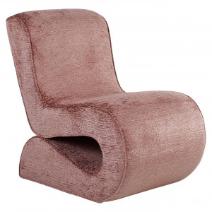 FOTOLIU CONFORTABIL FRANKIE, ROZ PAL, TAPITERIE CHENILLE, STIL MODERN, RICHMOND INTERIORS