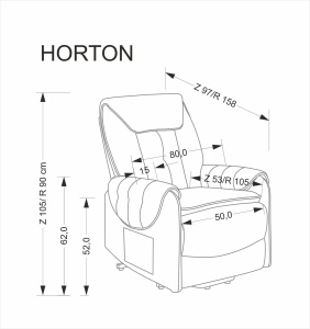 FOTOLIU CONFORTABIL HORTON, BEJ, TAPITERIE DIN CATIFEA, CU FUNCTIE DE INCLINARE ELECTRICA, STIL MODERN - Img 5