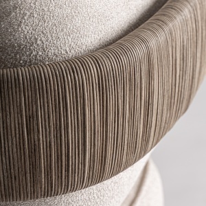FOTOLIU DEOSEBIT DOUZAINS, DIN LEMN DE ARTAR SI TEXTIL, CULOARE NATUR/BEJ, DESIGN CONTEMPORAN, VICAL HOME - Img 9