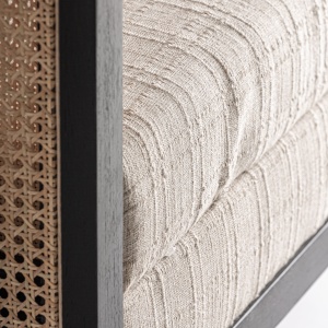 FOTOLIU EXCLUSIVIST KALEB, CULOARE BEJ/NEGRU, DIN LEMN SI TEXTIL, VICAL HOME - Img 5