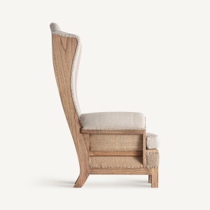 FOTOLIU LIVING ARBAZ, REALIZAT DIN LEMN DE MINDI SI TEXTIL - IN, REALIZAT MANUAL, FINISAJ NATUR, VICAL HOME - Img 3