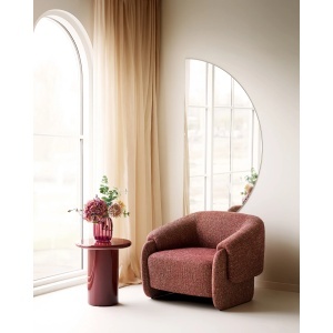 FOTOLIU MODERN HAMILTON, DIN LEMN SI TEXTIL, CULOARE BORDO, HOUSE NORDIC - Img 2