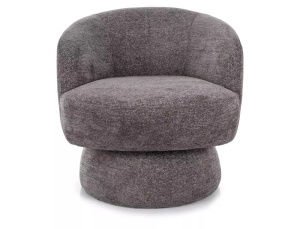 FOTOLIU PIVOTANT COSMIC RAVEN 360°, GRI 13/NEGRU, TAPITERIE DIN TEXTIL SI CADRU DIN METAL, STIL MODERN - Img 3