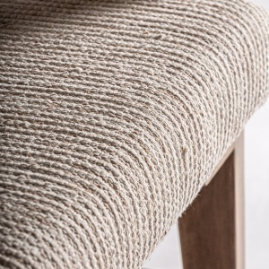 FOTOLIU ROMARAND 35200, BEJ SI NATURAL, CONFECTIONAT DIN RACHITA, MDF SI LEMN DE MANGO, STIL MODERN - Img 6
