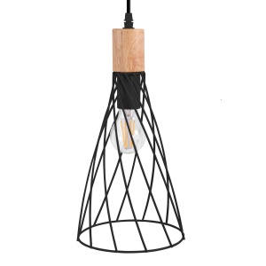Lampă de tavan APP1268-1CP Black - Img 4