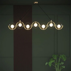 Lampă de tavan APP1441-7CP GOLD - Img 2
