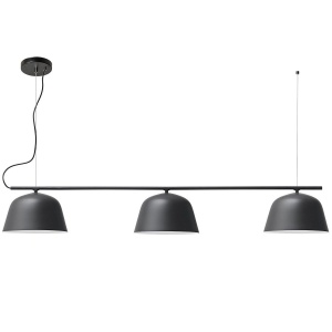 Lampă de tavan APP1478-3CP BLACK - Img 1