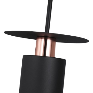 Lampă suspendată APP1145-1CP Black Rose Gold - Img 3