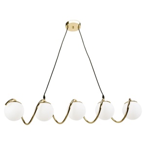 Lampă suspendată APP1780-5CP Gold