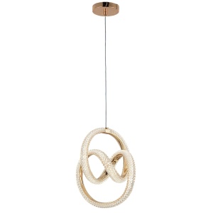 Lampă suspendată LED G068-CP Gold - Img 3