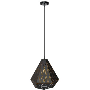 LAMPA TRIANGULARĂ GEOMETRICĂ NEAGRA APP252-1CP - Img 2