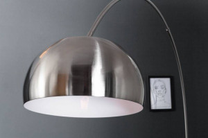 LAMPADAR BIG BOW CROM/NEGRU 170/210 CM COD 21068 DESIGN MODERN - Img 3