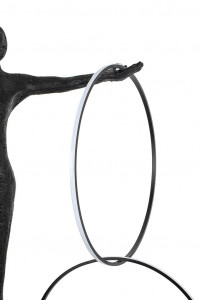 LAMPADAR EXCLUSIVIST 223CM, HUMAN CIRCULO, FIBRA DE STICLA SI LED - Img 4