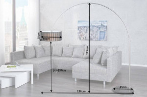 LAMPADAR EXTENSO 225 CM DIN METAL SI POLIPROPILENA COD 7162 - Img 6