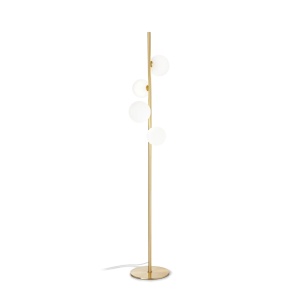LAMPADAR PERLAGE PT4, ALB/ALAMA, DIN METAL, STIL MODERN