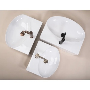 LAVOAR CERAMIC PENTRU BLAT REA KIM 46, ALB, CALITATE SUPERIOARA - Img 5