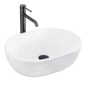 LAVOAR PE BLAT AMELIA WARM 48 CM, DIN CERAMICA, CALITATE SUPERIOARA, REA - Img 7