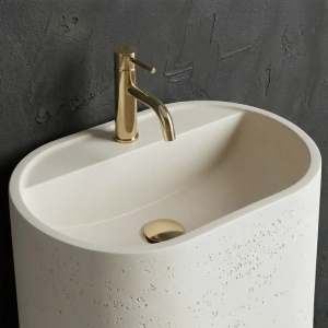 LAVOAR STATIV SALENTO, 85 CM, DIN PIATRA COMPOZITA, CALITATE SUPERIOARA - Img 4