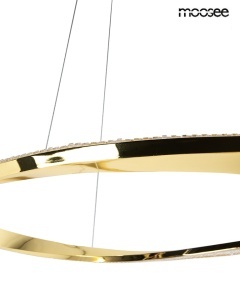 LUSTRA ANILLO 2, AURIE, CONFECTIONATA DIN METAL SI ALUMINIU, STIL MODERN - Img 3
