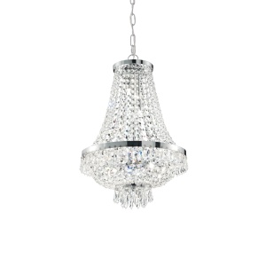 LUSTRA CAESAR SP6, CROM, DIN CRISTAL, STIL CLASIC - Img 1